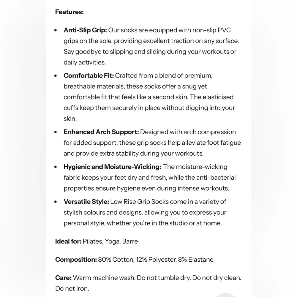 TWO Pairs of MoveActive Low Rise Grip Socks in Pinegreen, Size Small, New - Picture 8 of 9